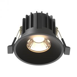Spoturi tavan fals - Spot LED incastrabil iluminat tehnic Round D-8cm negru