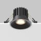 Spoturi tavan fals - Spot LED incastrabil iluminat tehnic Round D-8cm negru