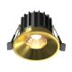 Spoturi tavan fals - Spot LED incastrabil iluminat tehnic Round D-8cm auriu