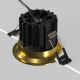 Spoturi tavan fals - Spot LED incastrabil iluminat tehnic Round D-8cm auriu