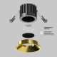 Spoturi tavan fals - Spot LED incastrabil iluminat tehnic Round D-8cm auriu