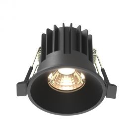 Spoturi tavan fals - Spot LED incastrabil iluminat tehnic Round D-6cm negru