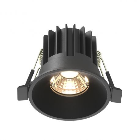 Spoturi tavan fals - Spot LED incastrabil iluminat tehnic Round D-6cm negru