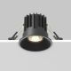 Spoturi tavan fals - Spot LED incastrabil iluminat tehnic Round D-6cm negru
