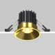 Spoturi tavan fals - Spot LED incastrabil iluminat tehnic Round D-6cm auriu