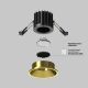 Spoturi tavan fals - Spot LED incastrabil iluminat tehnic Round D-6cm auriu