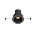Spot LED incastrabil design tehnic Wise negru