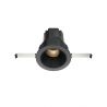 Spot LED incastrabil design tehnic Wise negru
