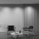 Spoturi tavan fals - Spot LED incastrabil design tehnic Wise negru