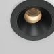 Spoturi tavan fals - Spot LED incastrabil design tehnic Wise negru