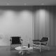 Spoturi tavan fals - Spot LED incastrabil design tehnic Wise alb