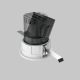 Spoturi tavan fals - Spot LED incastrabil design tehnic Wise alb