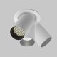 Spoturi tavan fals - Mini Spot incastrabil rotativ retractabil Artisan alb