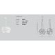 Pendule, Lustre suspendate - Lustra suspendata cu sticla efect grafic AGNESE