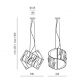 Pendule, Lustre suspendate - Lustra suspendata cu sticla efect grafic AGNESE