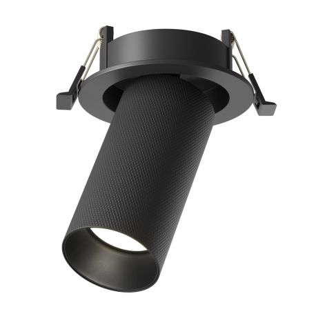 Spoturi tavan fals - Mini Spot incastrabil rotativ retractabil Artisan negru