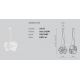 Pendule, Lustre suspendate - Lustra suspendata cu sticla efect grafic AGNESE