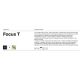 Spoturi tavan fals - Mini Spot LED incastrabil directionabil iluminat tehnic Focus T negru