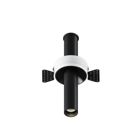 Spoturi tavan fals - Spot LED incastrabil rotativ retractabil Focus T negru