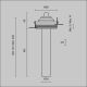 Spoturi tavan fals - Spot LED incastrabil rotativ retractabil Focus T negru
