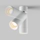Spoturi tavan fals - Spot LED aplicat directionabil Focus Zoom 3000K alb