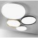 Plafoniere - Plafoniera LED design slim ACELIA 50cm, auriu, alb sau negru