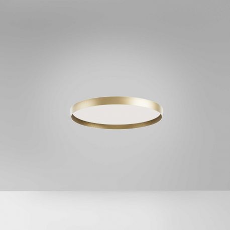 Plafoniere - Plafoniera LED design slim ACELIA 40cm, auriu, alb sau negru