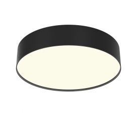 Plafoniere cu spoturi, Spoturi aplicate - Plafoniera LED design tehnic Zoom D-30cm 3000K negru
