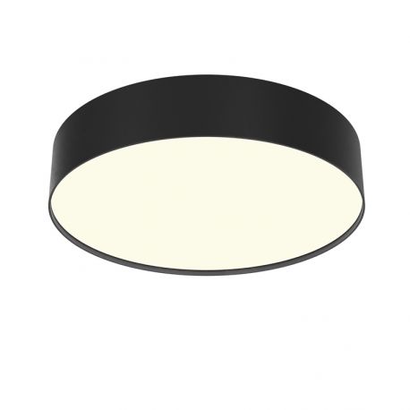 Plafoniere cu spoturi, Spoturi aplicate - Plafoniera LED design tehnic Zoom D-30cm 3000K negru