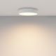Plafoniere cu spoturi, Spoturi aplicate - Plafoniera LED design tehnic Zoom D-30cm 3000K alba