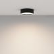Plafoniere cu spoturi, Spoturi aplicate - Plafoniera LED design tehnic Zoom D-22cm 3000K negru