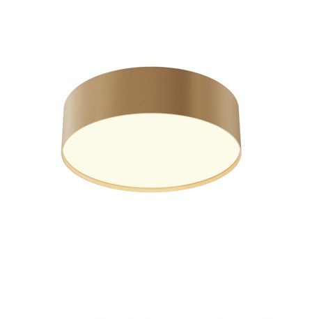 Plafoniere cu spoturi, Spoturi aplicate - Plafoniera LED design tehnic Zoom D-22cm 3000K aurie