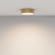 Plafoniere cu spoturi, Spoturi aplicate - Plafoniera LED design tehnic Zoom D-22cm 3000K aurie