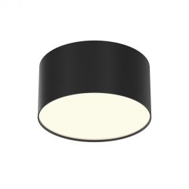 Plafoniere cu spoturi, Spoturi aplicate - Mini Plafoniera LED design tehnic Zoom D-12cm 3000K negru