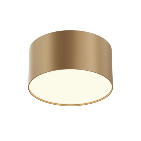 Plafoniere cu spoturi, Spoturi aplicate - Mini Plafoniera LED design tehnic Zoom D-12cm 3000K auriu