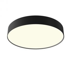 Plafoniere cu spoturi, Spoturi aplicate - Plafoniera LED design tehnic Zoom D-40cm 3000K negru