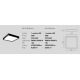 Plafoniere - Plafoniera LED AOI 60x60cm, alb sau negru