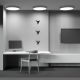 Lustre aplicate - Plafoniera LED design tehnic Zoom D-60cm 3000K aurie