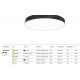 Lustre aplicate - Plafoniera LED design tehnic Zoom D-60cm 3000K aurie