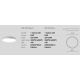 Plafoniere - Plafoniera LED AVA 60cm, alb sau negru