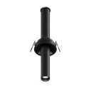 Spot LED incastrabil rotativ retractabil Focus T negru