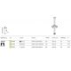Spoturi tavan fals - Spot LED incastrabil rotativ retractabil Focus T alb