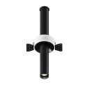 Spot LED incastrabil rotativ retractabil Focus T negru