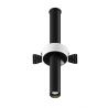 Spot LED incastrabil rotativ retractabil Focus T negru