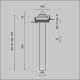 Spoturi tavan fals - Spot LED incastrabil rotativ retractabil Focus T negru
