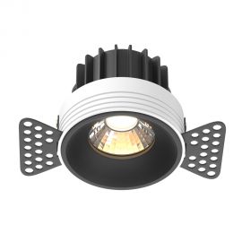 Spoturi tavan fals - Spot LED incastrabil design tehnic Round D-11,5cm negru