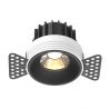 Spot LED incastrabil design tehnic Round D-11,5cm negru