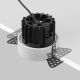 Spoturi tavan fals - Spot LED incastrabil design tehnic Round D-11,5cm alb