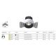 Spoturi tavan fals - Spot LED incastrabil design tehnic Round D-11,5cm alb
