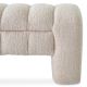 Banchete-Tabureti - Bancheta design LUX Taranto, Cascade off-white